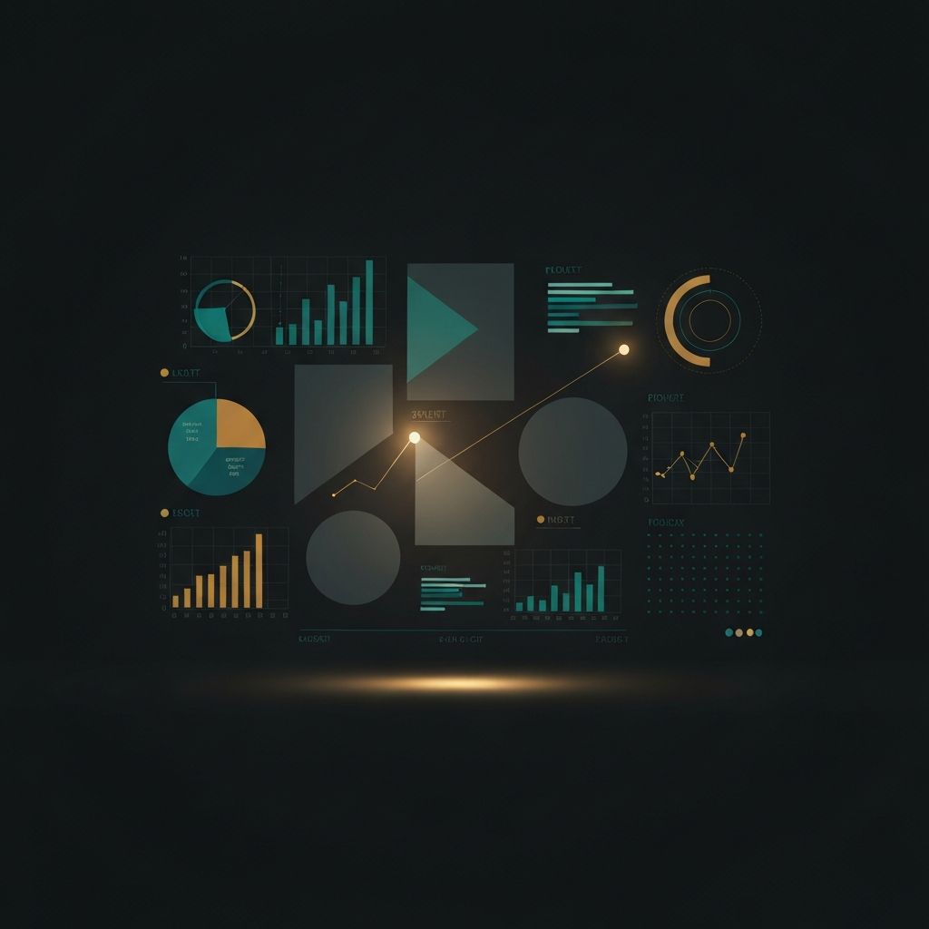 Abstract visualization representing digital strategy and business growth